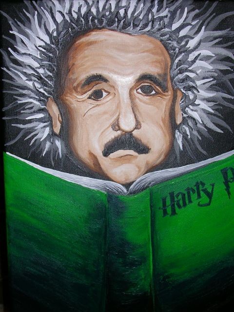 Einstein reading Potter