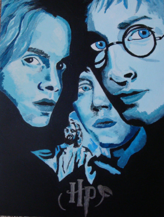 Potter acrylic painting