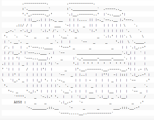 ascii stonehenge