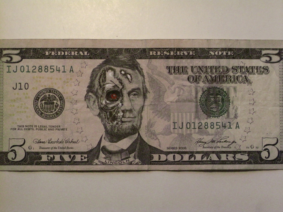 Funny paper College artist turns dollar bills into works of art The 