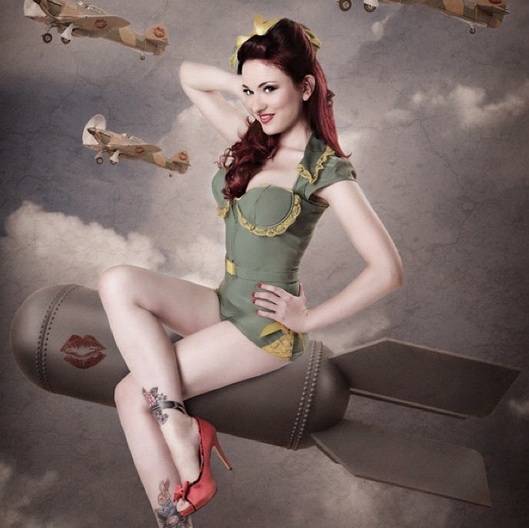 Pin-up culture is alive and well on Instagram, where savvy models connect w...